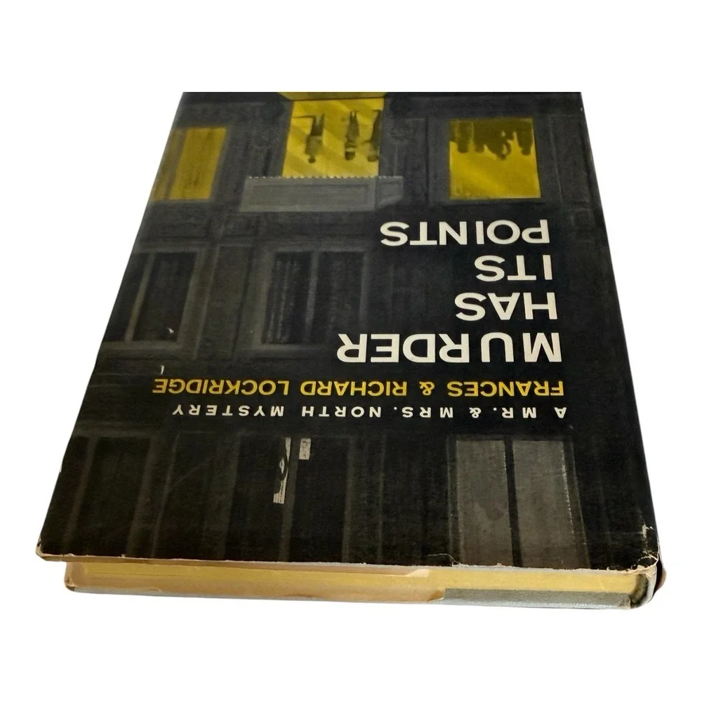 Murder Has Its Points, Lockridge, Mr. & Mrs.‎ North Mystery 1961 Hardcover, BCE